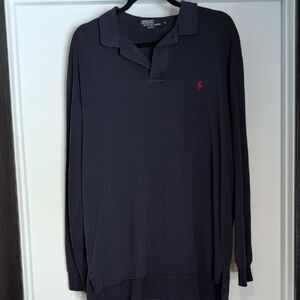 Ralph Lauren Dark Blue Cotton Polo